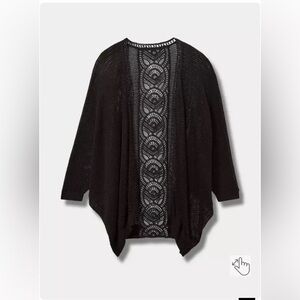 Medallion Knit Ruana